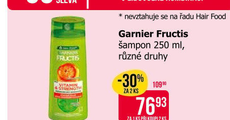 Šampon Fructis Garnier