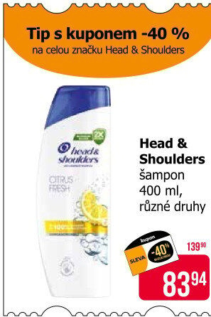 Šampon proti lupům Head&amp