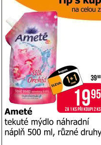 Tekuté mýdlo Ameté- náhradní náplň