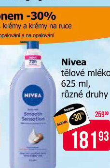 Tělová mléka Nivea