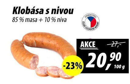 Klobása s nivou
