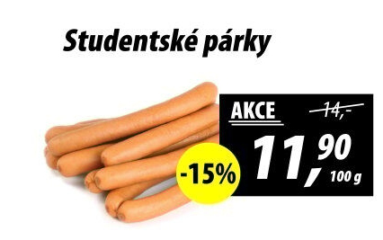 Párky studentské