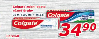 Pasty na zuby Colgate