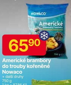 Brambory americké mražené Nowaco