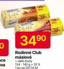 Sušenky Rodinné Club Sedita