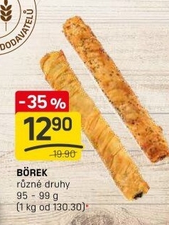 Burek se slanou náplní