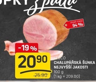 Chalupářská šunka nejvyšší jakosti Le&amp