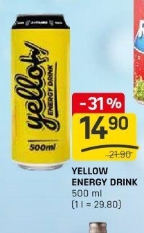 Energetický nápoj Yellow