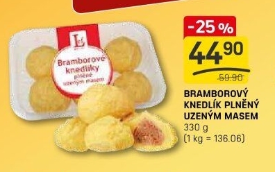 Knedlíky bramborové s uzeným masem Lef