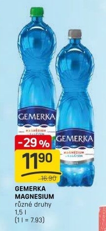 Minerální voda Gemerka