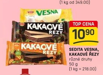 Oplatky Vesna Sedita