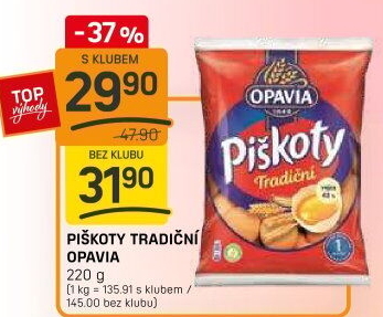 Piškoty Opavia