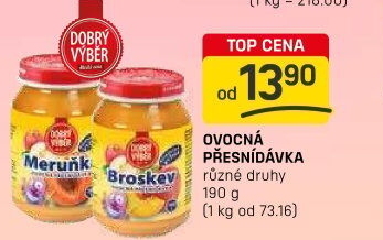 Přesnídávka ovocná Dobrý Výběr