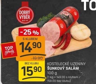 Salám šunkový Dobrý výběr