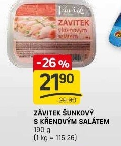 Šunkový závitek Lahůdky Vavřík