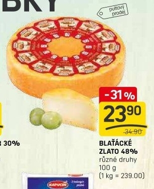 Sýr Blaťácké zlato Madeta