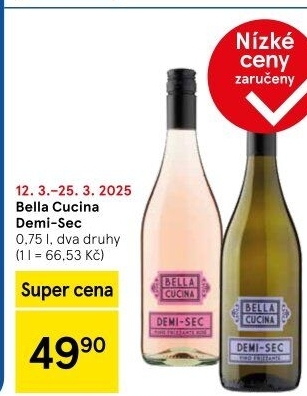 Frizzante Demi Sec Bella Cucina