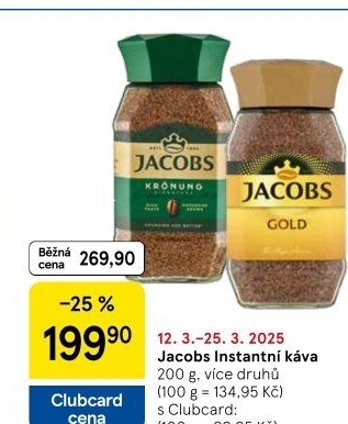 Instantní kávy Jacobs