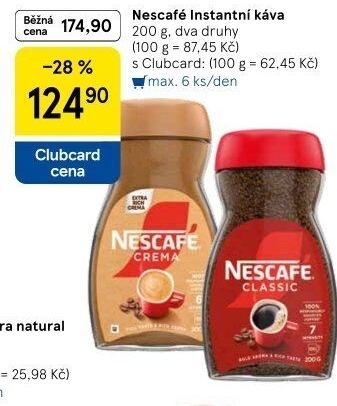 Instantní kávy Nescafé