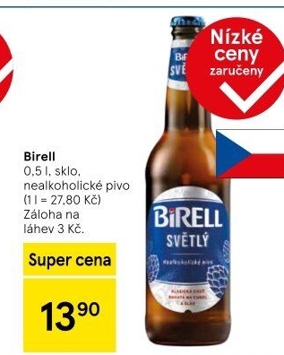 Nealkoholické pivo Birell