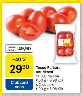 Rajčata soudková Tesco