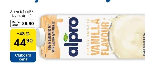 Rostlinné nápoje Alpro
