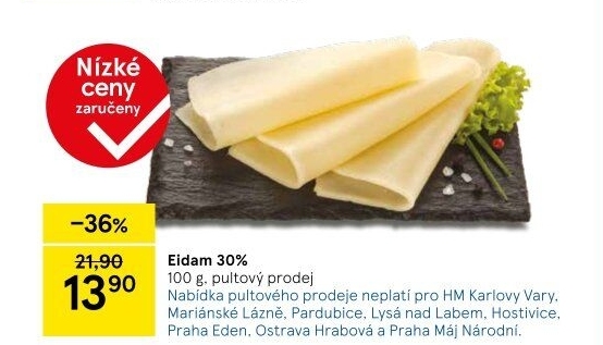 Sýr Eidam 30%