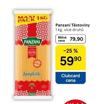 Těstoviny Panzani