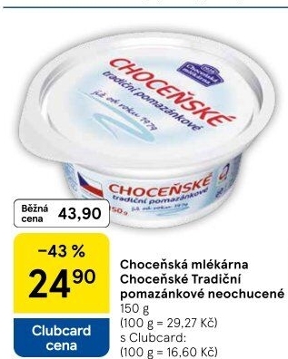 Tradiční pomazánkové Choceňské