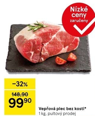 Vepřová plec bez kosti