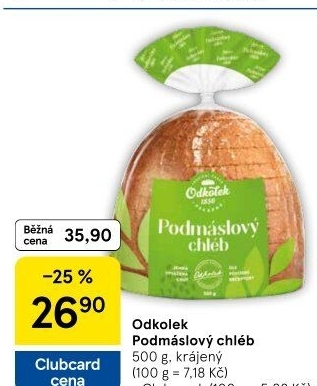Chléb podmáslový Odkolek