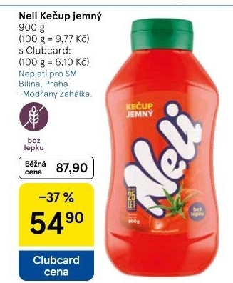 Kečup bez lepku Neli