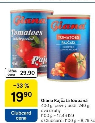 Rajčata loupaná Giana