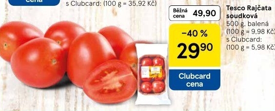 Rajčata soudková Tesco