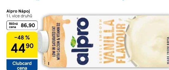 Rostlinné nápoje Alpro
