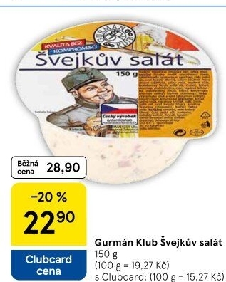 Salát Švejk Gurmán klub