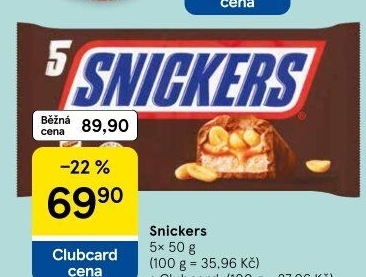 Tyčinka Snickers