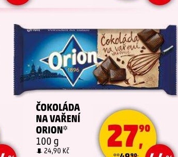 Čokoláda na vaření Orion