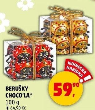 Čokoládové berušky Choco'