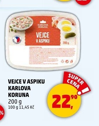 Vejce v aspiku Karlova Koruna
