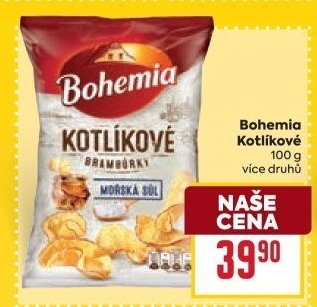 Brambůrky kotlíkové Bohemia Chips