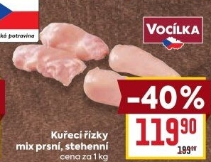 Kuřecí řízky mix Vocílka