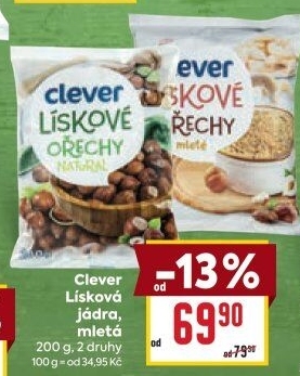 Lískové ořechy Clever