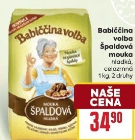 Mouka špaldová Babiččina volba