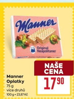 Oplatky Manner