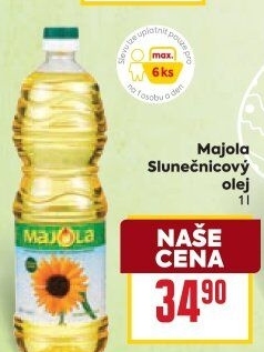 Slunečnicový olej Majola