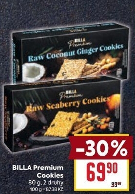 Sušenky Cookies Premium Billa