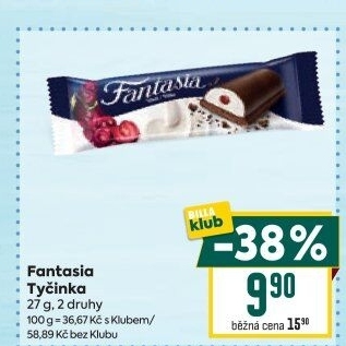 Tyčinka Fantasia Danone