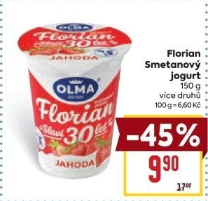 Jogurt smetanový Florian Olma