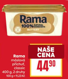 Margarín máslová příchuť Rama